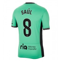 Atletico Madrid Saul Niguez #8 Tretí futbalový dres 2023-24 Krátky Rukáv